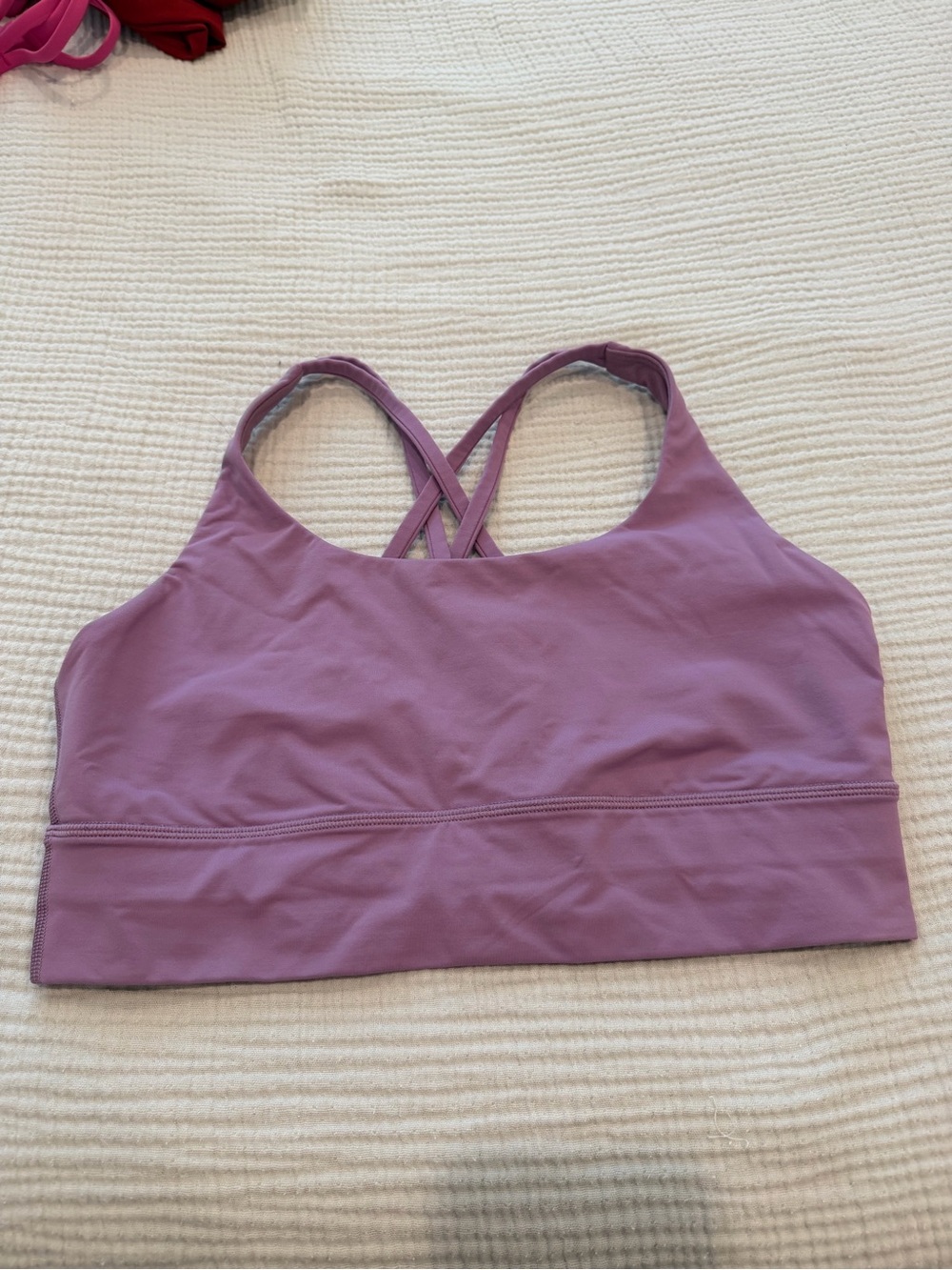 Lululemon Women's Purple Crossback Sports Bra